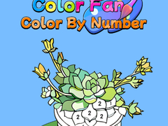 Mchezo Color Fan Color By Number