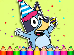 Mchezo Coloring Book: Bluey's Birthday