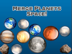 Mchezo Merge Planets Space!