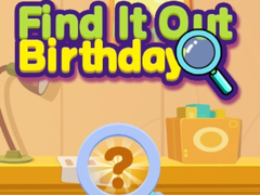 Mchezo Find It Out Birthday