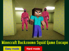 Mchezo Minecraft Backrooms Squid Game Escape