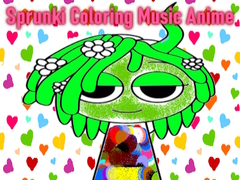 Mchezo Sprunki Coloring Music Anime