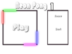 Mchezo Neon Pong 1