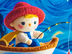 Mchezo Jigsaw Puzzle: Starry Night Fishing