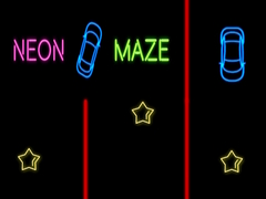 Mchezo Neon Car Maze
