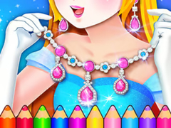 Mchezo Coloring Book: Jewelry Design