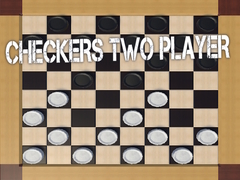 Mchezo Checkers Two Player