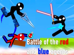 Mchezo Battle of the red and blue agents