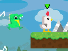 Mchezo Chicken Scream Race