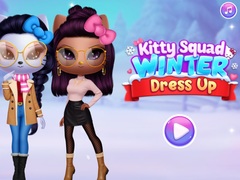 Mchezo Kitty Squad Winter Dress Up