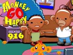 Mchezo Monkey Go Happy Stage 916