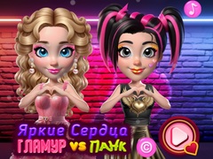 Mchezo Vibrant Hearts Glamour vs Punk