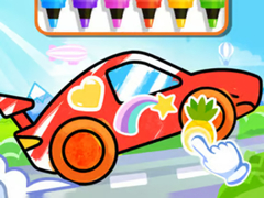 Mchezo Coloring Book: Racing Car