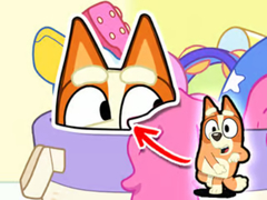 Mchezo Jigsaw Puzzle: Bluey Hide & Seek