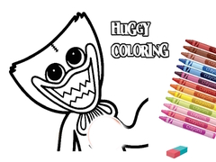 Mchezo Huggy Coloring