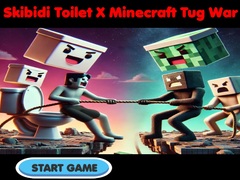 Mchezo Skibidi Toilet X Minecraft Tug War