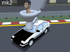 Mchezo Skibidi Toilet Racing Multiplayer