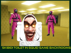Mchezo Skibidi Toilet in Squid Game Backrooms
