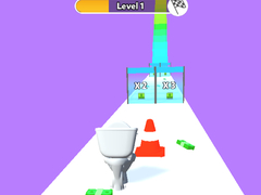 Mchezo Skibidi Toilet Money Stack