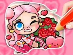 Mchezo Coloring Book: Avatar Valentine's