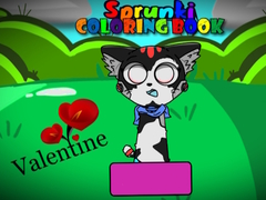 Mchezo Sprunki Valentine Coloring book