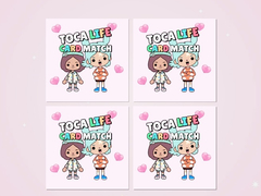 Mchezo Toca Life Memory Card Match