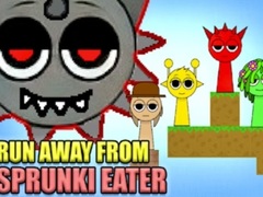 Mchezo Run Away From Sprunki Eater