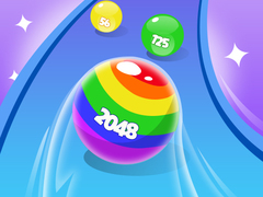 Mchezo 2048 Run Gorgeous Balls