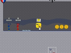 Mchezo Stickman Huggy Party Duo