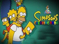 Mchezo Back To School Simpsons Coloring Book