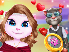 Mchezo Kitty Couple Lovely Valentine