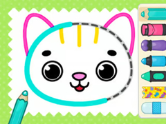 Mchezo Coloring Book: My Cat