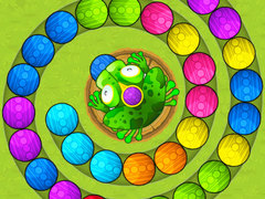 Mchezo Frogtastic Marble Adventure