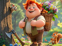 Mchezo Find The Differences: The Honest Woodcutter