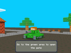 Mchezo Blocky Tank 3D