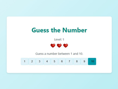Mchezo Guess The Number
