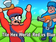 Mchezo Tile Hex World: Red vs Blue