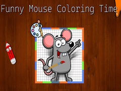 Mchezo Funny Mouse Coloring Time