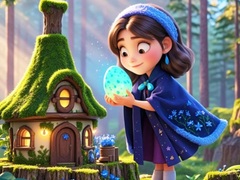 Mchezo Find The Differences: Little Witch
