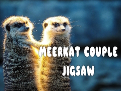 Mchezo Meerkat Couple Jigsaw