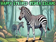 Mchezo Happy Striped Zebra Escape 