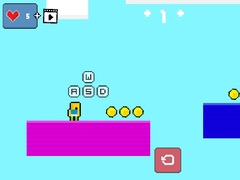 Mchezo 2d Obby Rainbow Parkour