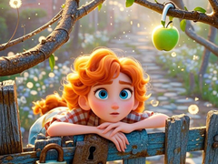 Mchezo Find The Differences: Green Apple