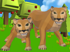 Mchezo Cougar Simulator: Big Cats