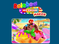 Mchezo Rainbow Ice Cream Maker