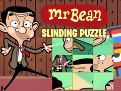 Mchezo Mr Bean Sliding Puzzle