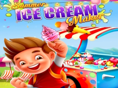 Mchezo Summer Rose Cone Ice Cream