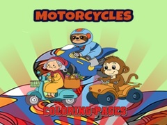 Mchezo Motorcycle Coloring Pages