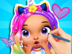 Mchezo Coloring Book: Fashion Barbie Princess