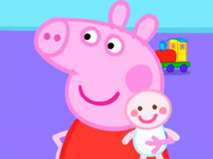 Mchezo Jigsaw Puzzle: Peppa Pig New Baby